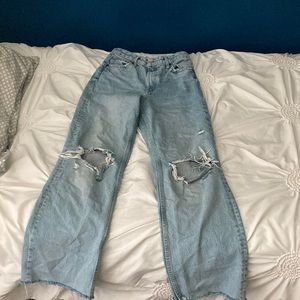 zara wide leg jeans. size 4.